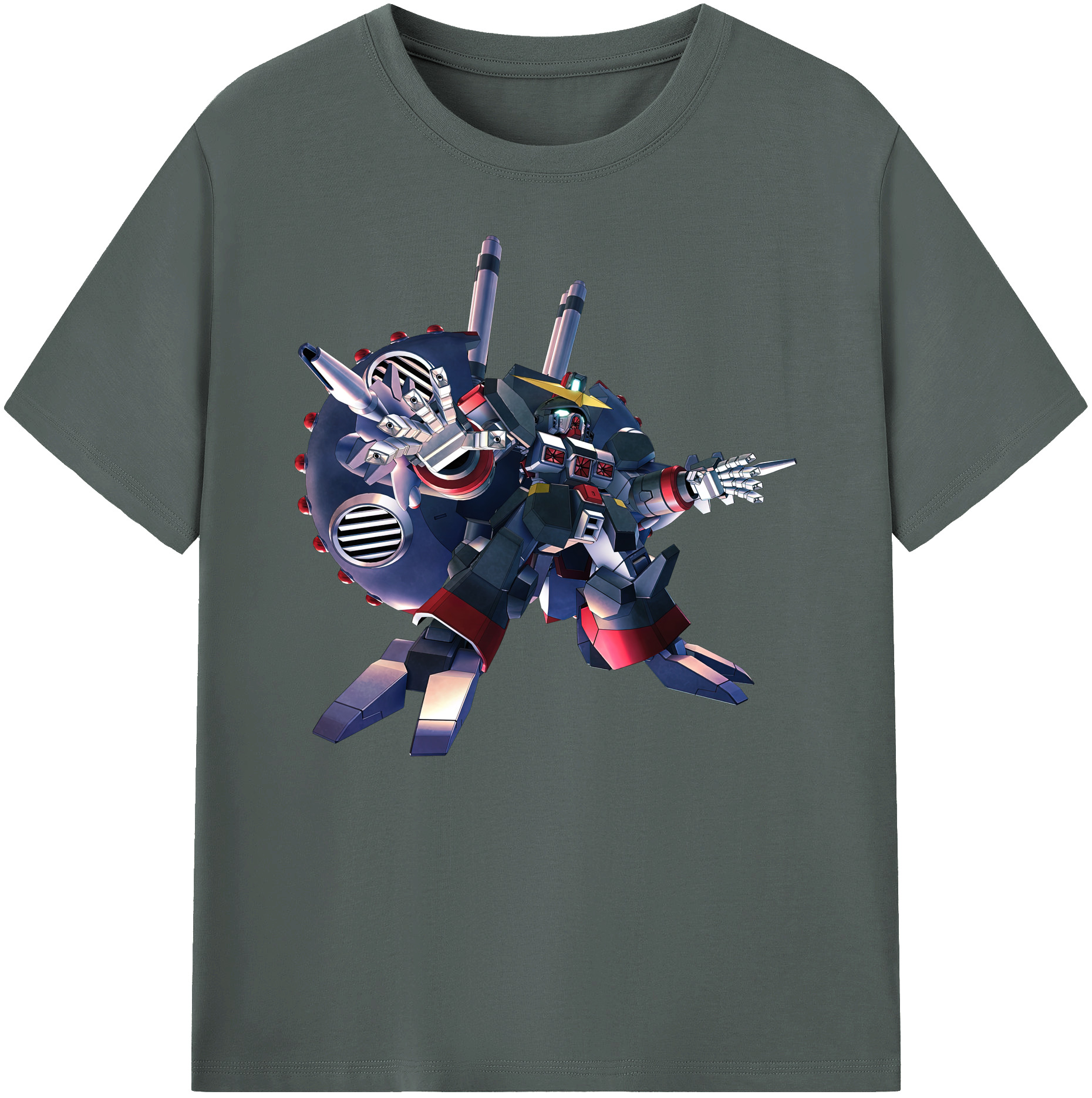 （画像用） 機動戦士ガンダム Mobile Suit Gundam 綿100％ メンズ半袖Tシャツ｜肌触りやわらか＆通気性